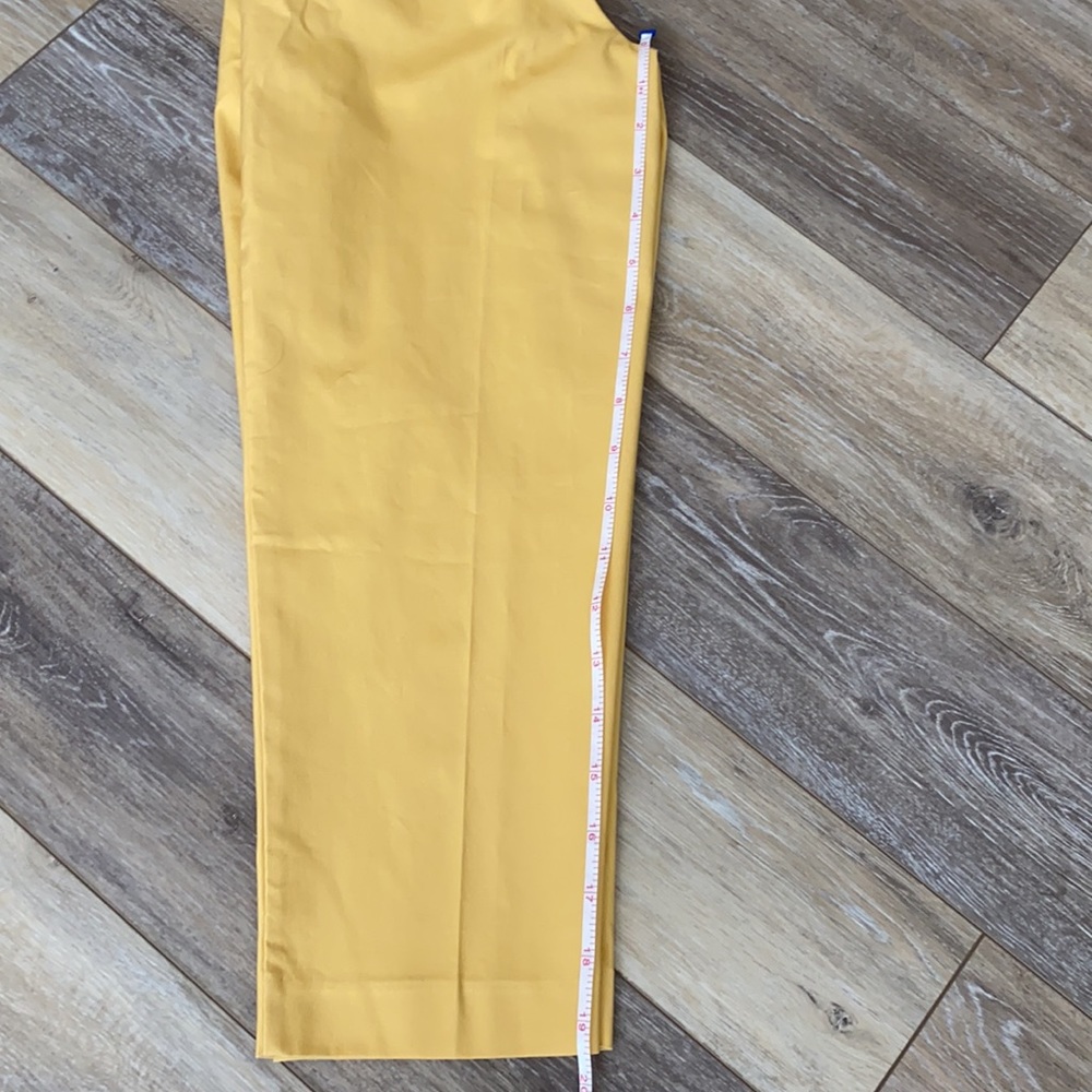 NWT Ann Taylor yellow pants Size 4 - Picture 4 of 8